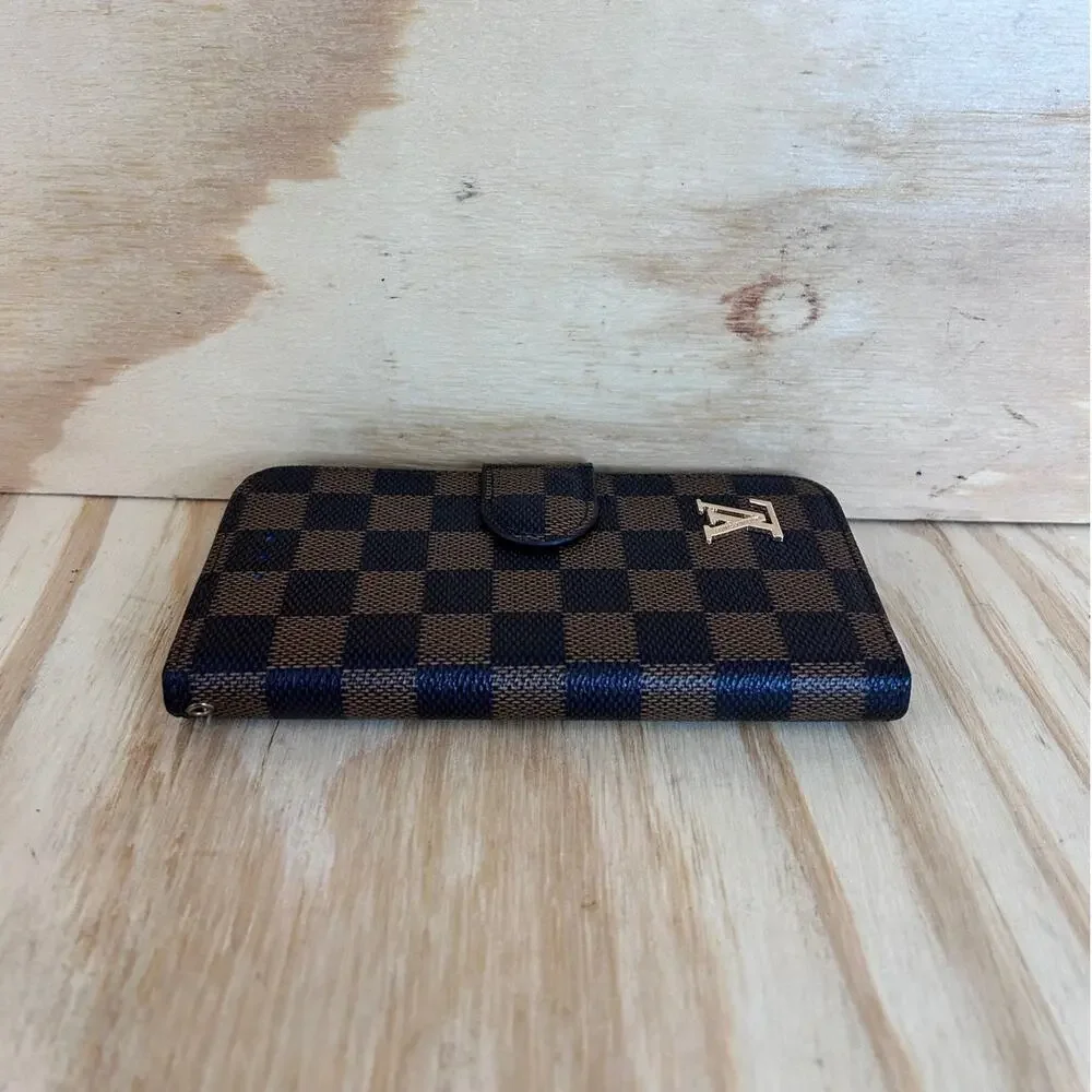 Louis Vuitton - Case For Iphone 14 Pro Wallet - Brown/Black